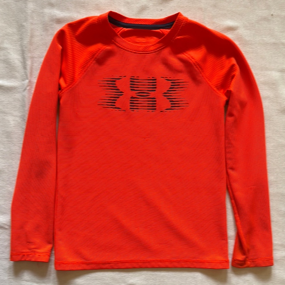 Under Armour Orange Long Sleeve Shirt